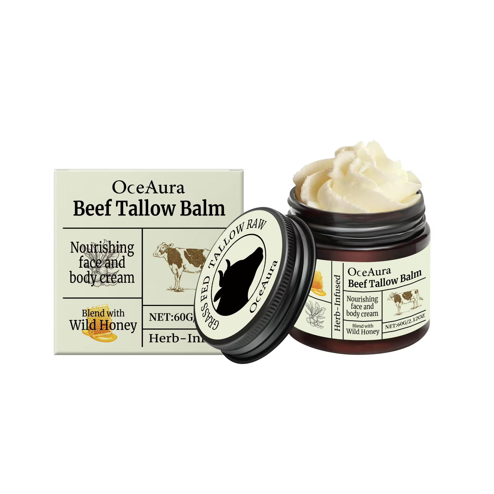 OceAura beurre crème hydratante pour la peau renforcer le raffermissant améliorant l'élasticité esto
