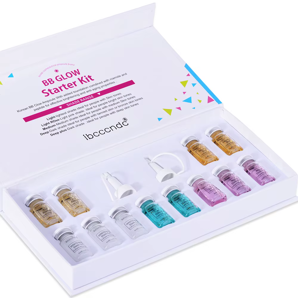 Corée BB crème lueur débutant Kit de démarrage Niacinamide/Peptide visage soin de la peau sérum Esse