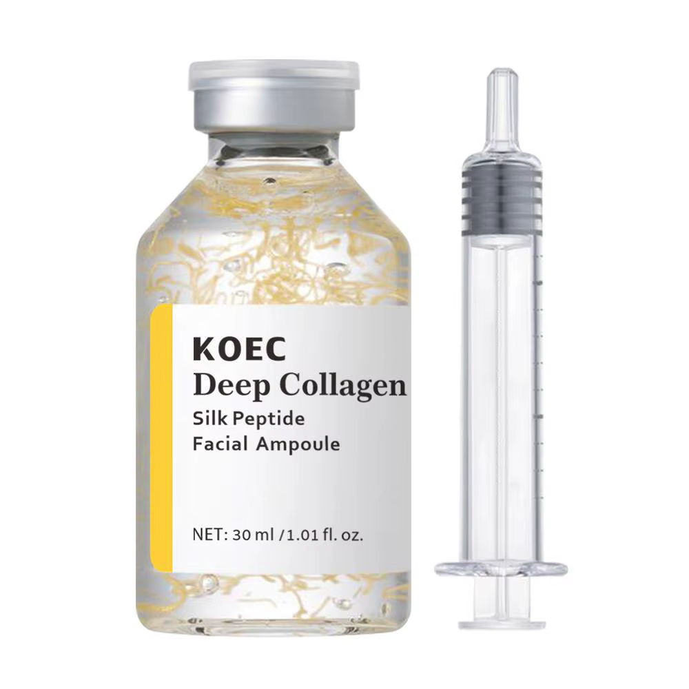 Sérum à base de cellules souches de saumon PDRN KOEC, ampoule de collagène, hydratation intense, raf