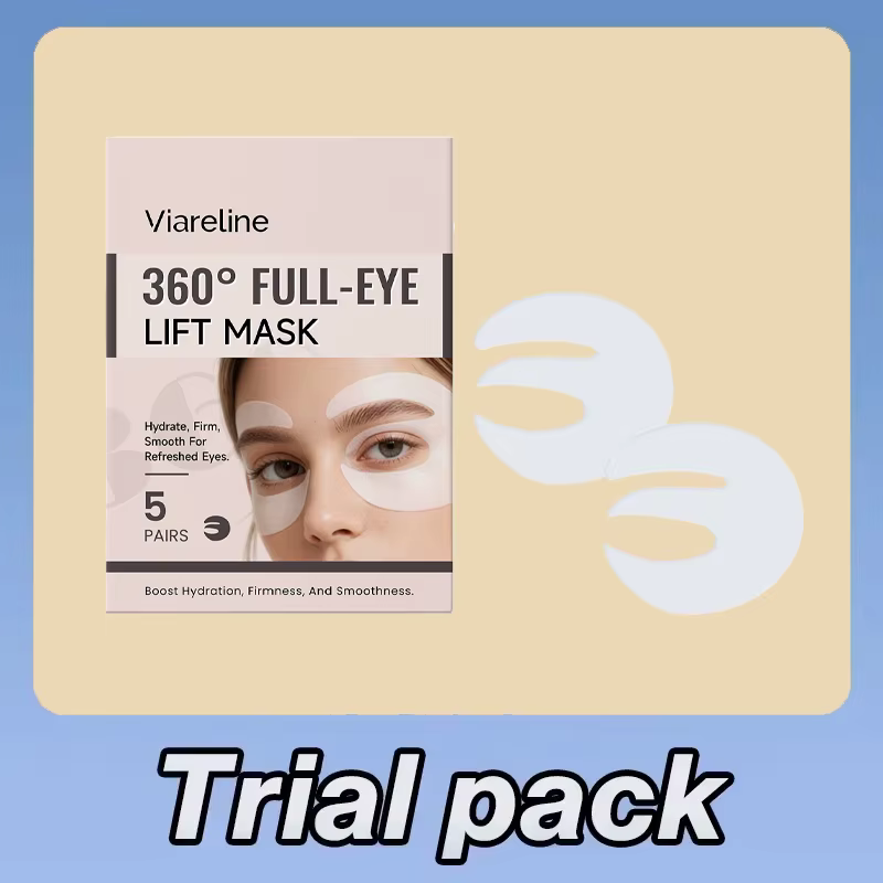 Viareline Patchs hydratants pour les yeux à la vitamine C |   Masque hydratant et nourrissant pour l