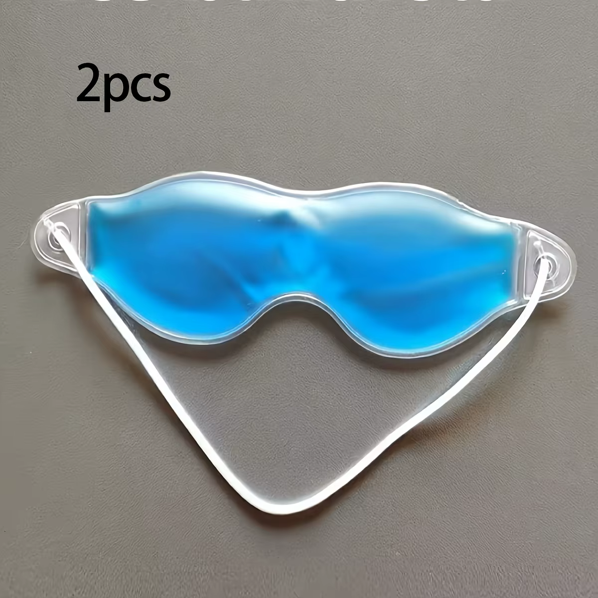 2 masques pour les yeux en gel, soulagent les cernes et la fatigue, patchs oculaires réutilisables à