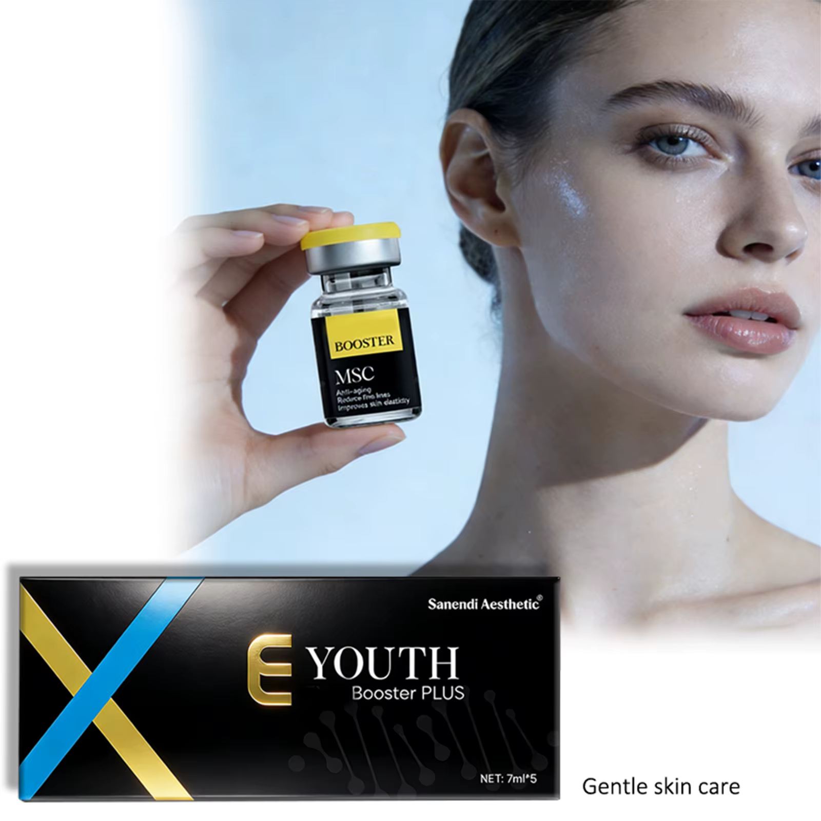Sérum hydratant et apaisant pour le visage EXO-youth, soin raffermissant anti-âge pour le soin de la