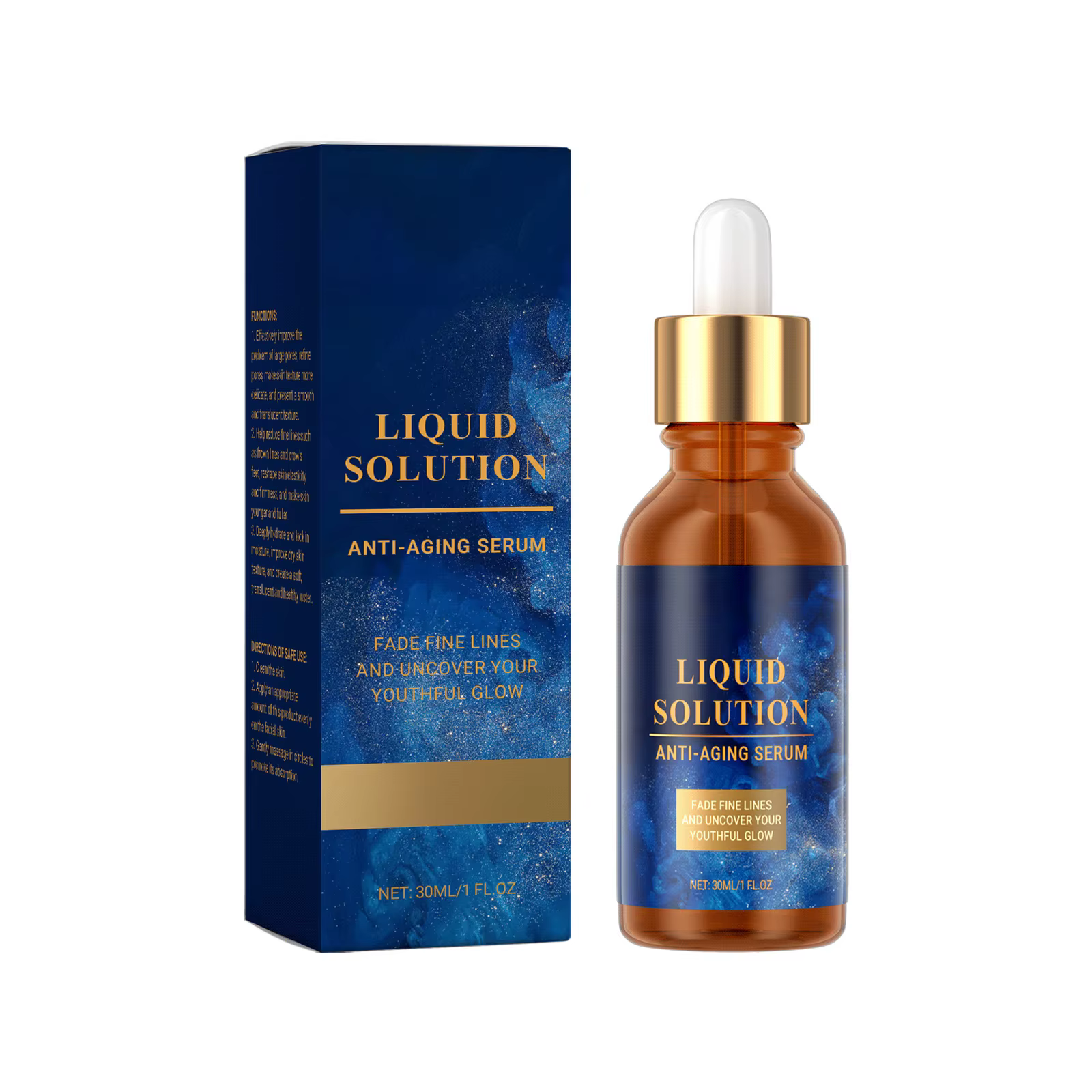 Sérum Anti-âge, réduit les rides, estompe les ridules, blanchissant, raffermissant, éclaircit les ta
