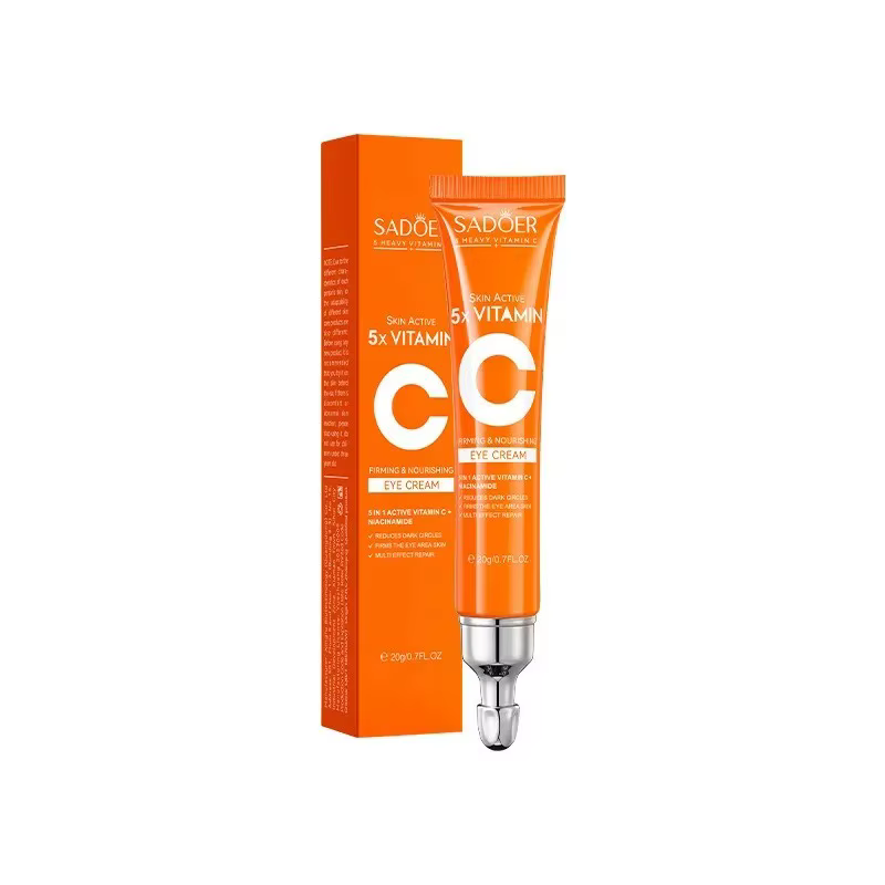SADOER vitamine C crème pour les yeux Anti cernes yeux sacs dissolvant hydratant éclaircissant raffe