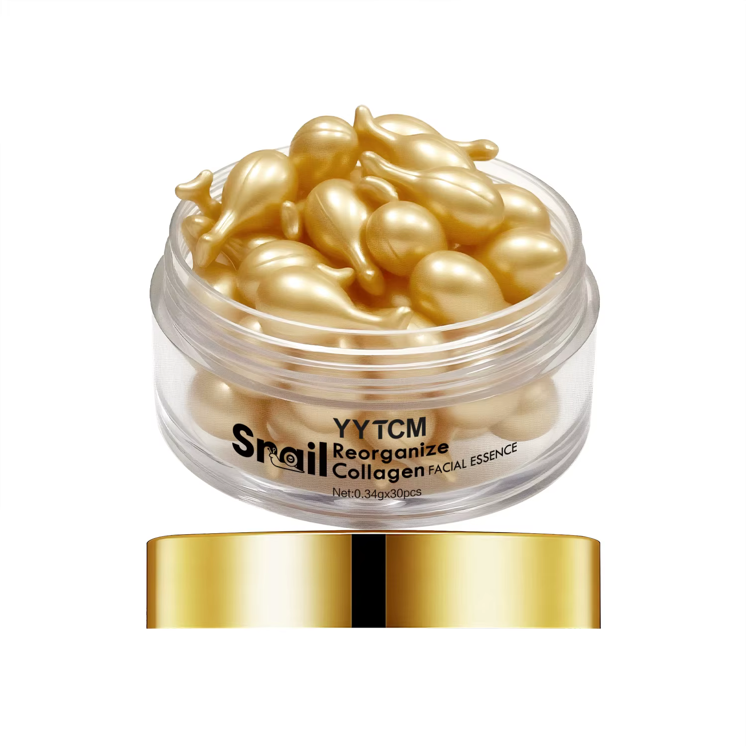 Capsules de sérum au collagène recombinant d'escargot – Essence hydratante, nourrissante et raffermi