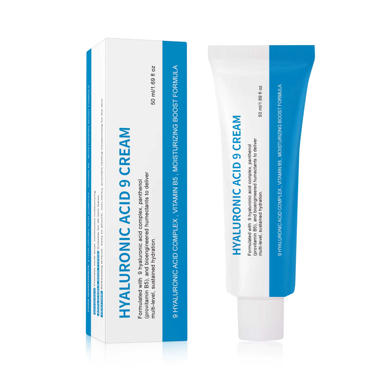 Acide hyaluronique 9 crème complexe vitamine B5 hydratation profonde Anti-âge apaise l'irritation ac