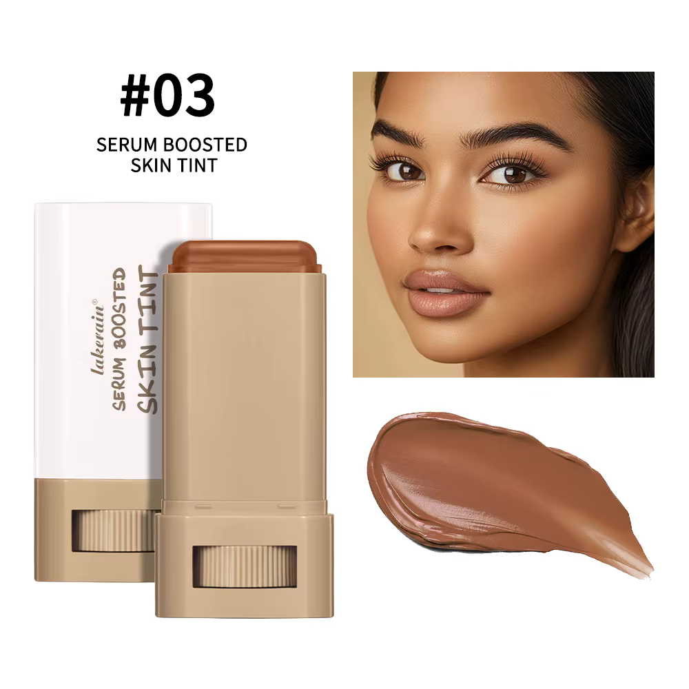 Bâton de teinte pour la peau, imperméable, nourrissant, solide, teinté, fond de teint, baume teinté 