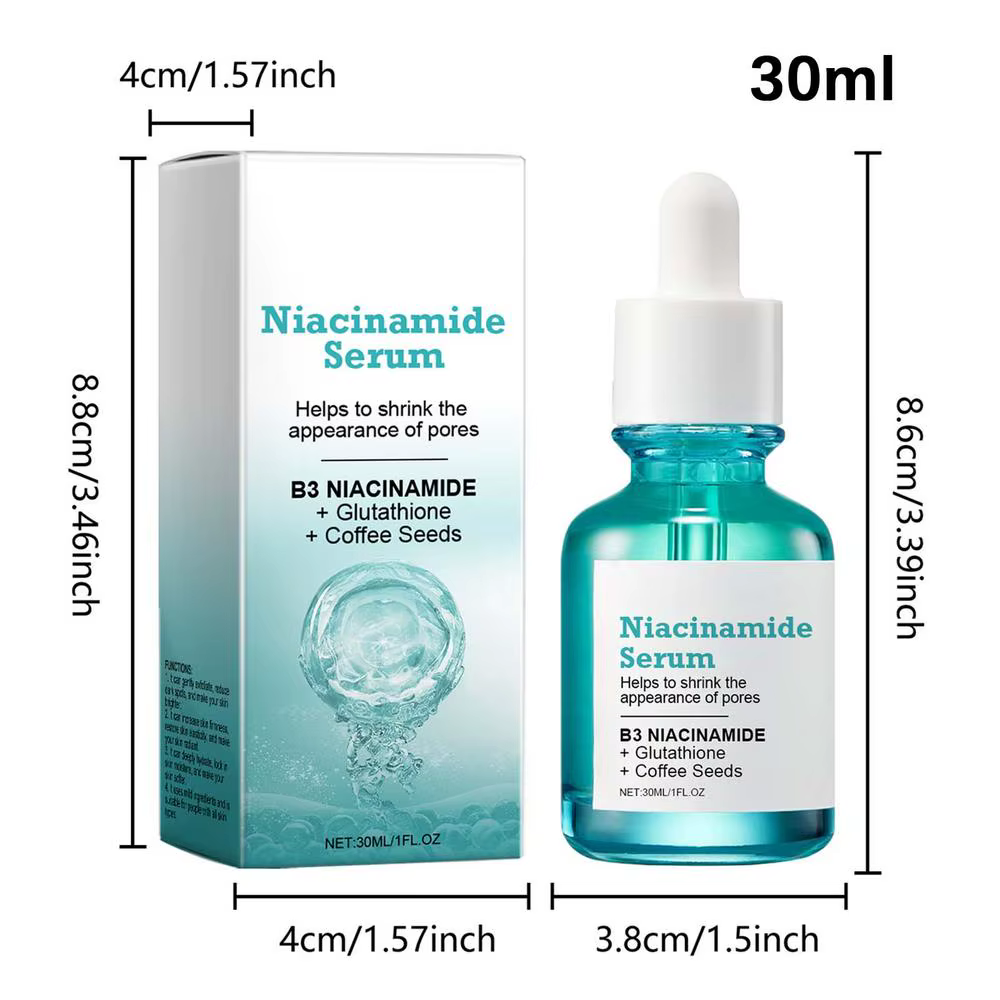 V1.Niacinamide Sérum Raffermissant les Pores, Minimisant, Visage, Éclaircissant, Essence, Raffinage,