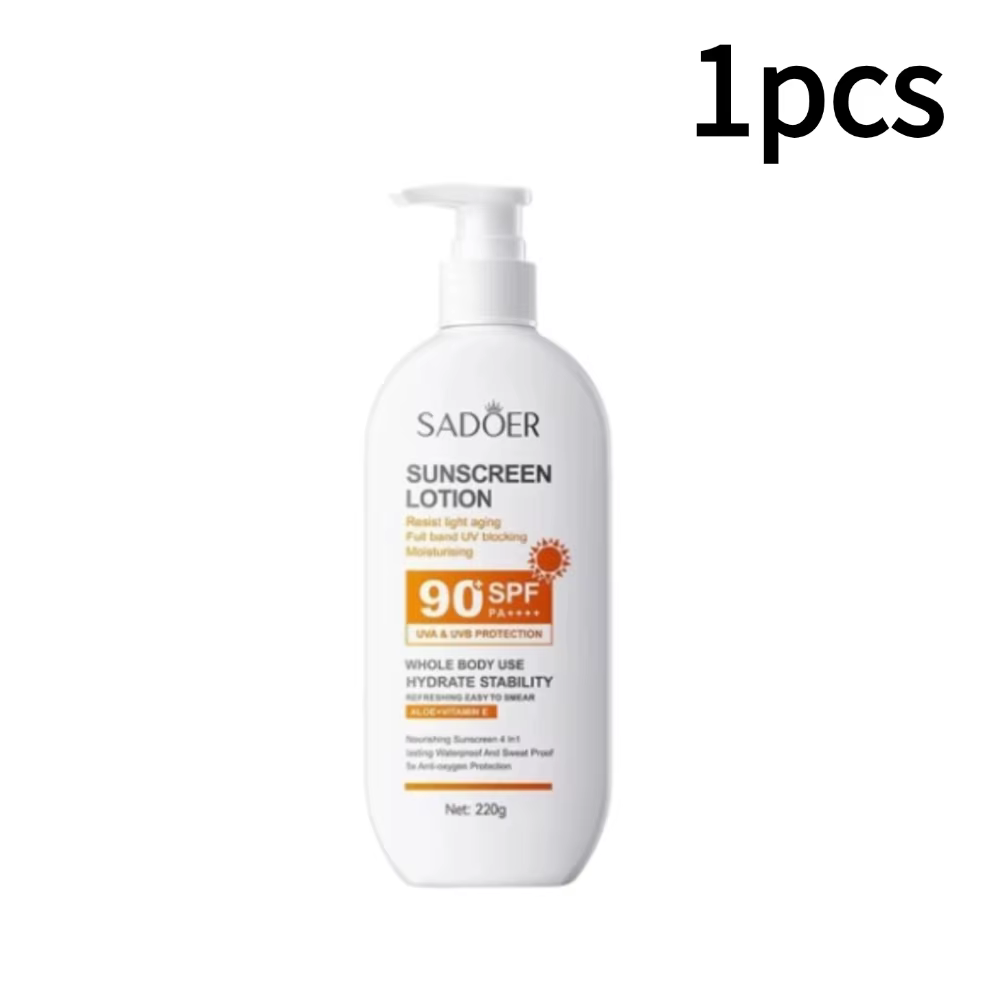 SPF90 + crème solaire haute Protection solaire hydratante peau Lotion solaire contrôle de l'huile cr