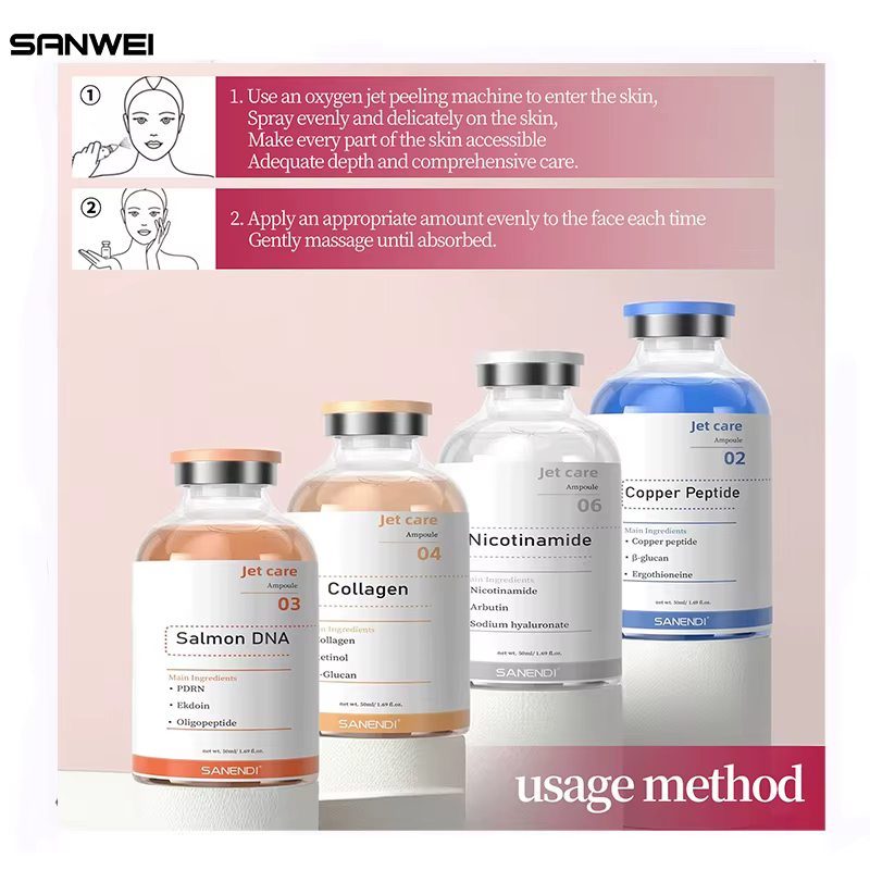 Sanendisalmon – sérum pour le visage, Kit de démarrage Dermapen, exosomes PDRN, vitamine, acide hyal