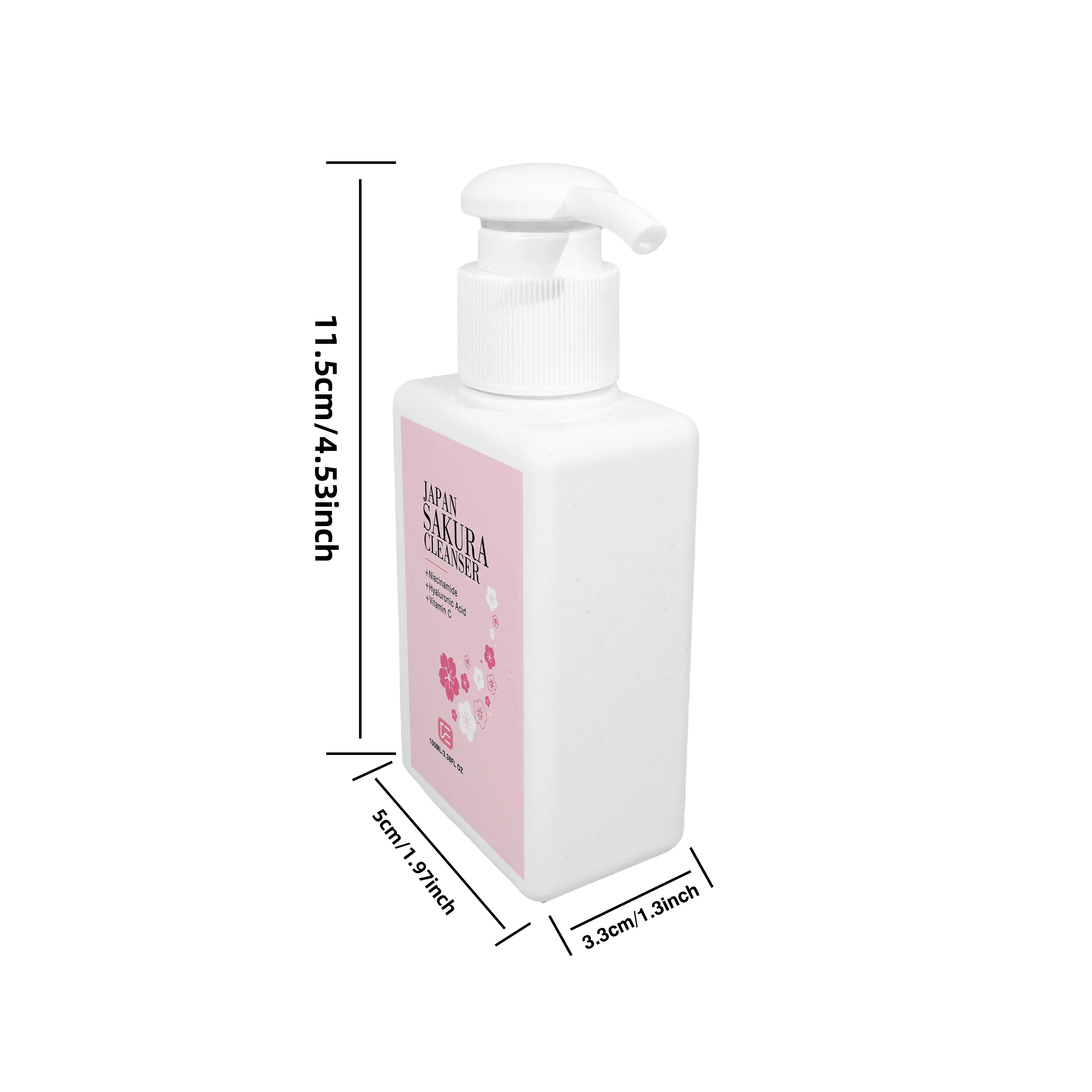 Nettoyant Japonais Sakura - Nettoyant en profondeur aux fleurs de cerisier pour tous types de peau, 