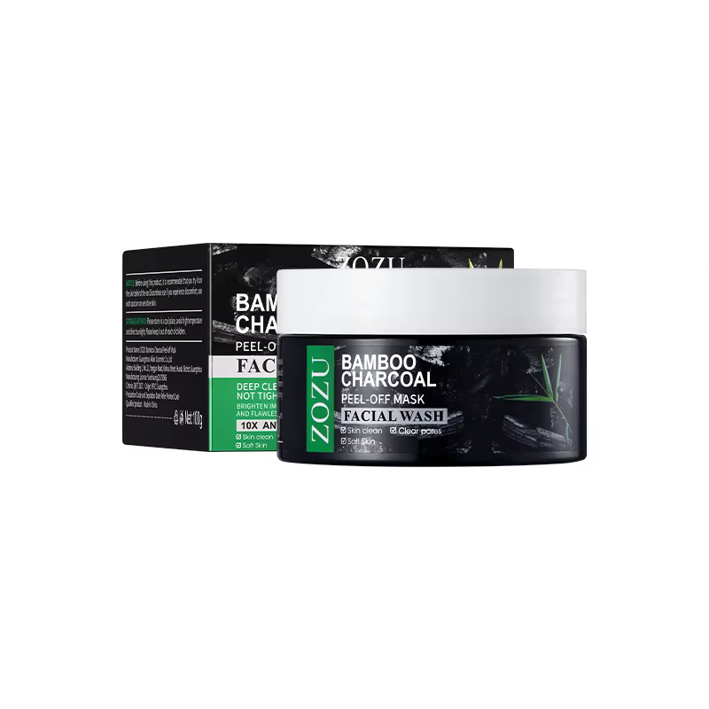 Masque peel-off au charbon de bambou, 100g, dissolvant de points noirs, nettoyage en profondeur, soi