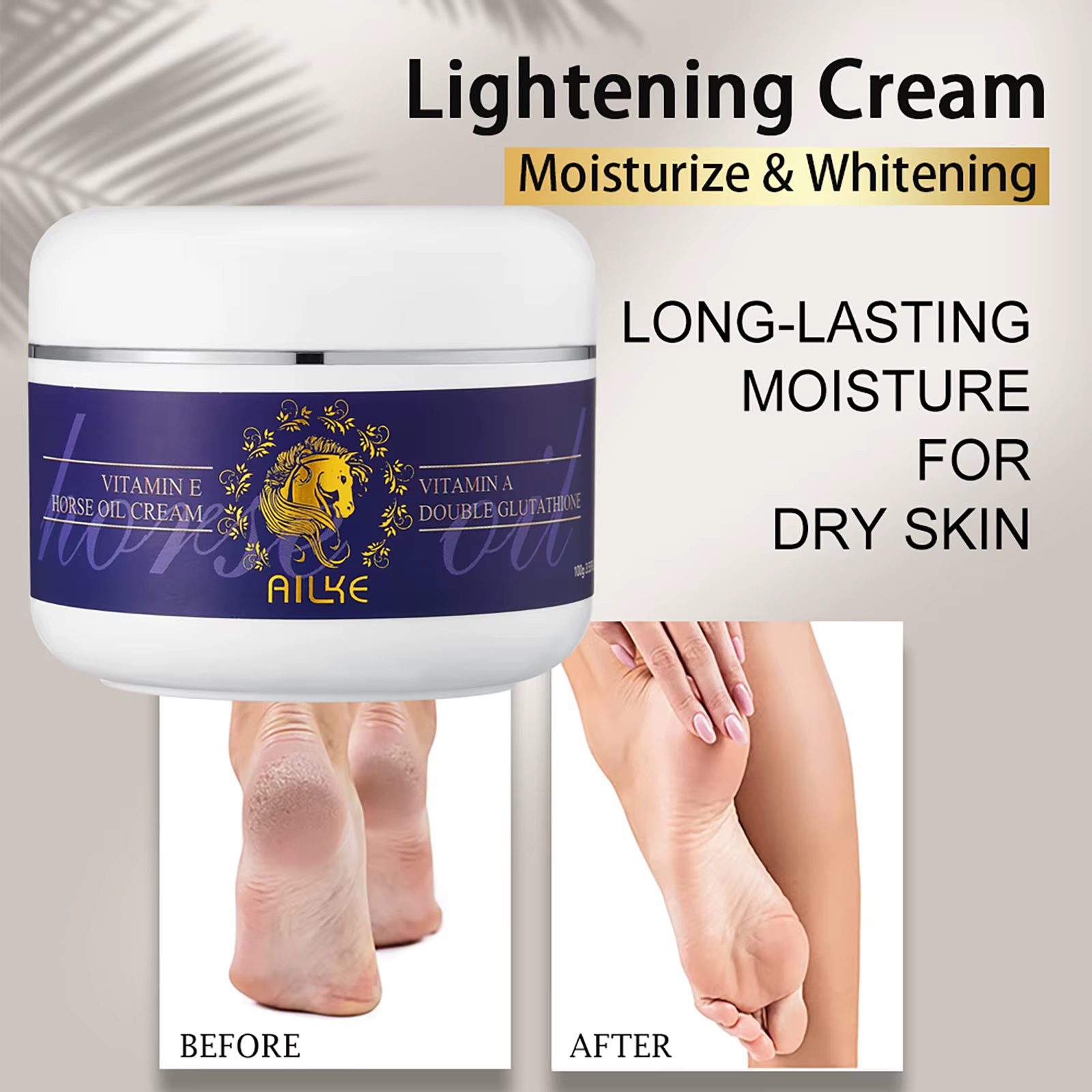 AILKE Wiltshire-Soins pour la peau endoloris avec double glutathion, éclaircissant, hydratant, élimi