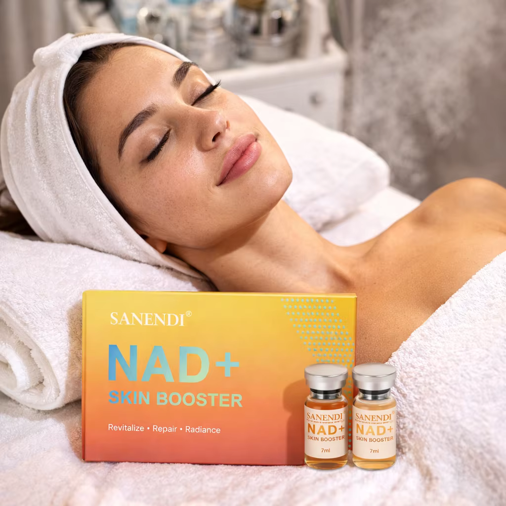 Sérum booster pour la peau SANENDI NAD+ – Solution hydratante, éclaircissante et réparatrice pour un
