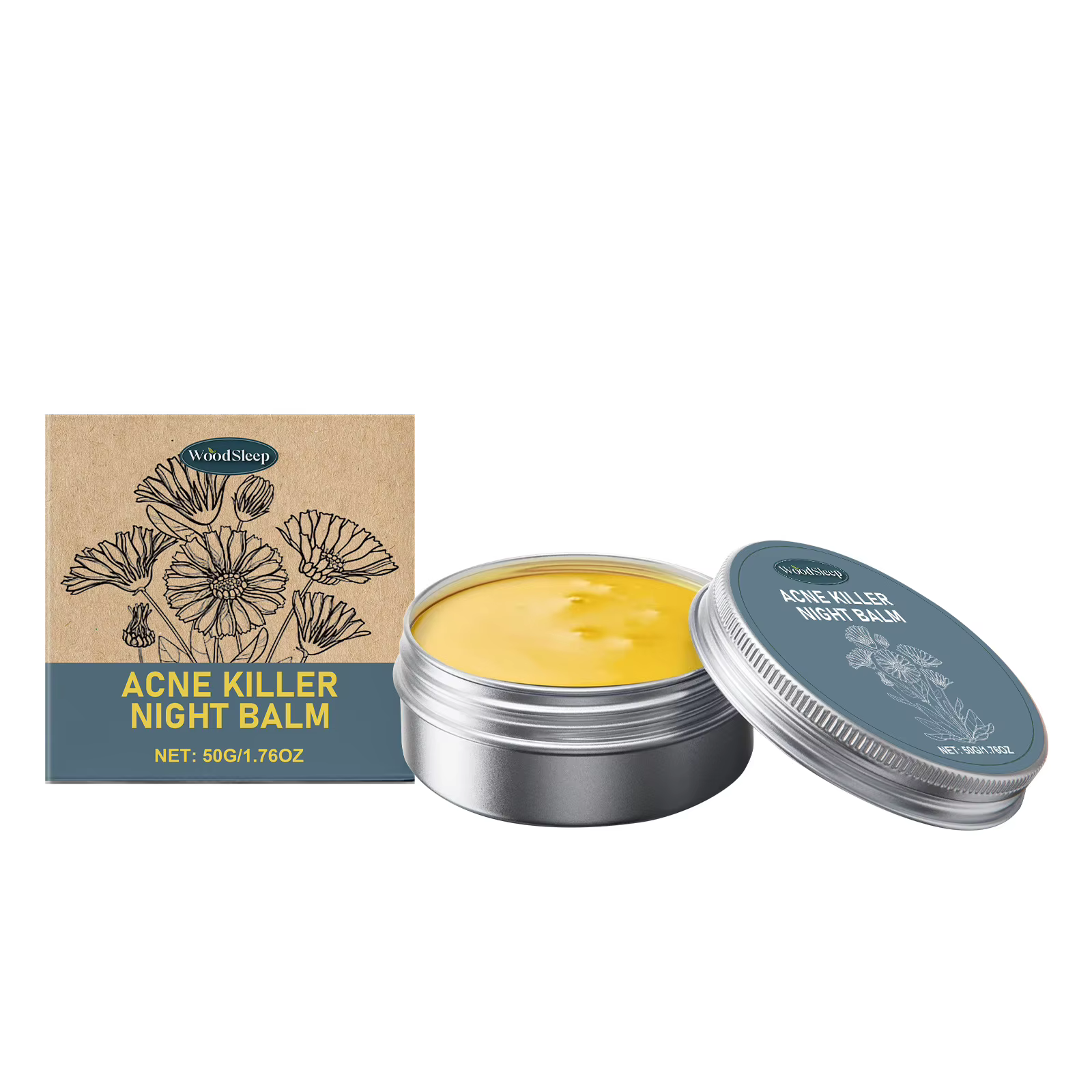 Crème pour le visage anti-acné, réparation des boutons, marque de décoloration, nettoyage en profond