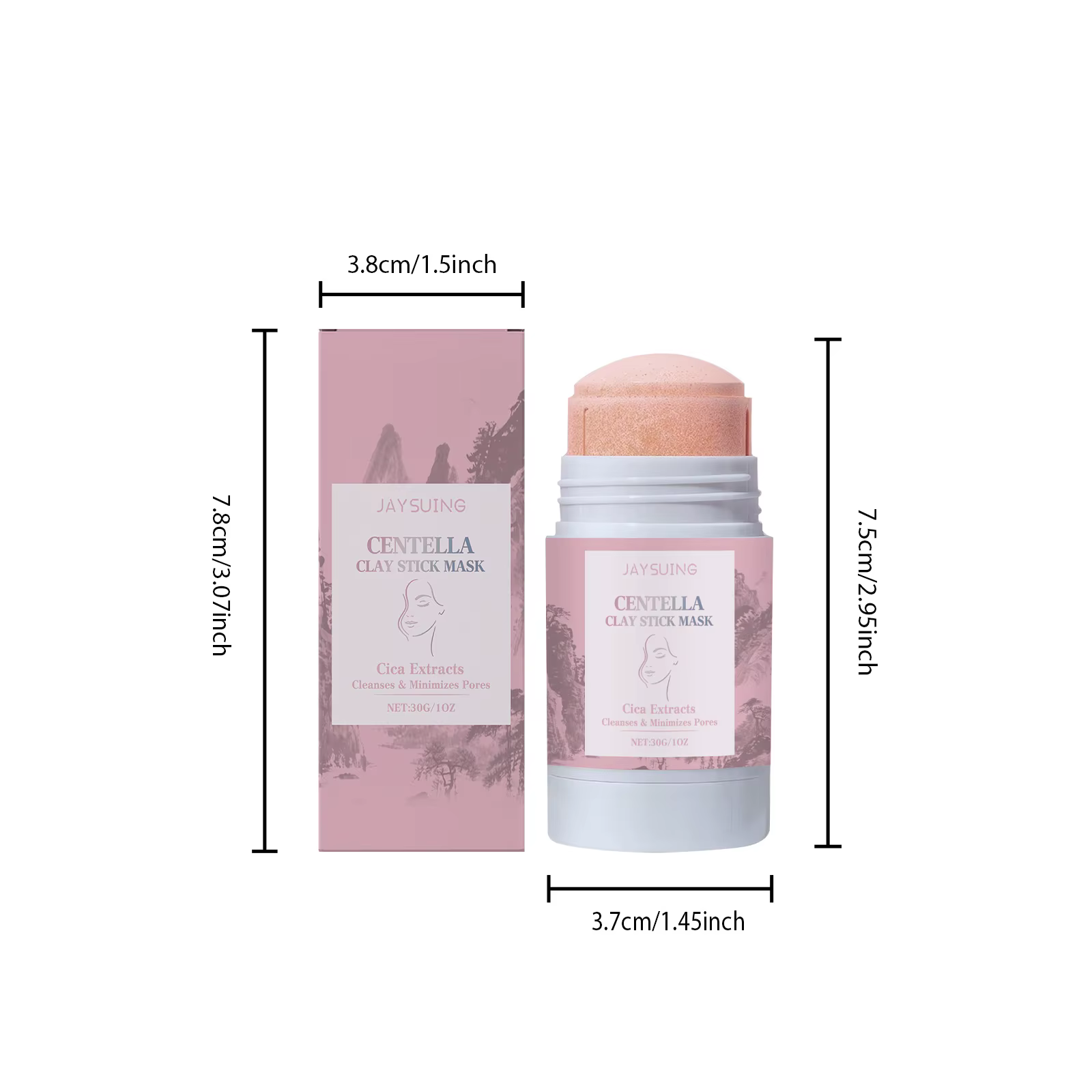 Centella Asiatica masque bâton de boue nettoyage en profondeur minimiseur de pores élimination des p