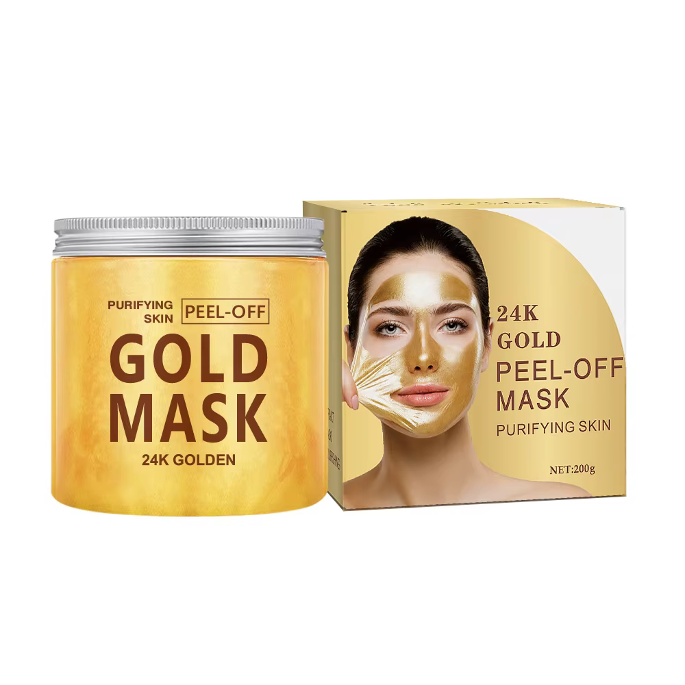 Masque Facial purifiant Peel-Off doré, nettoyage en profondeur, nourrissant, contrôle du sébum, liss