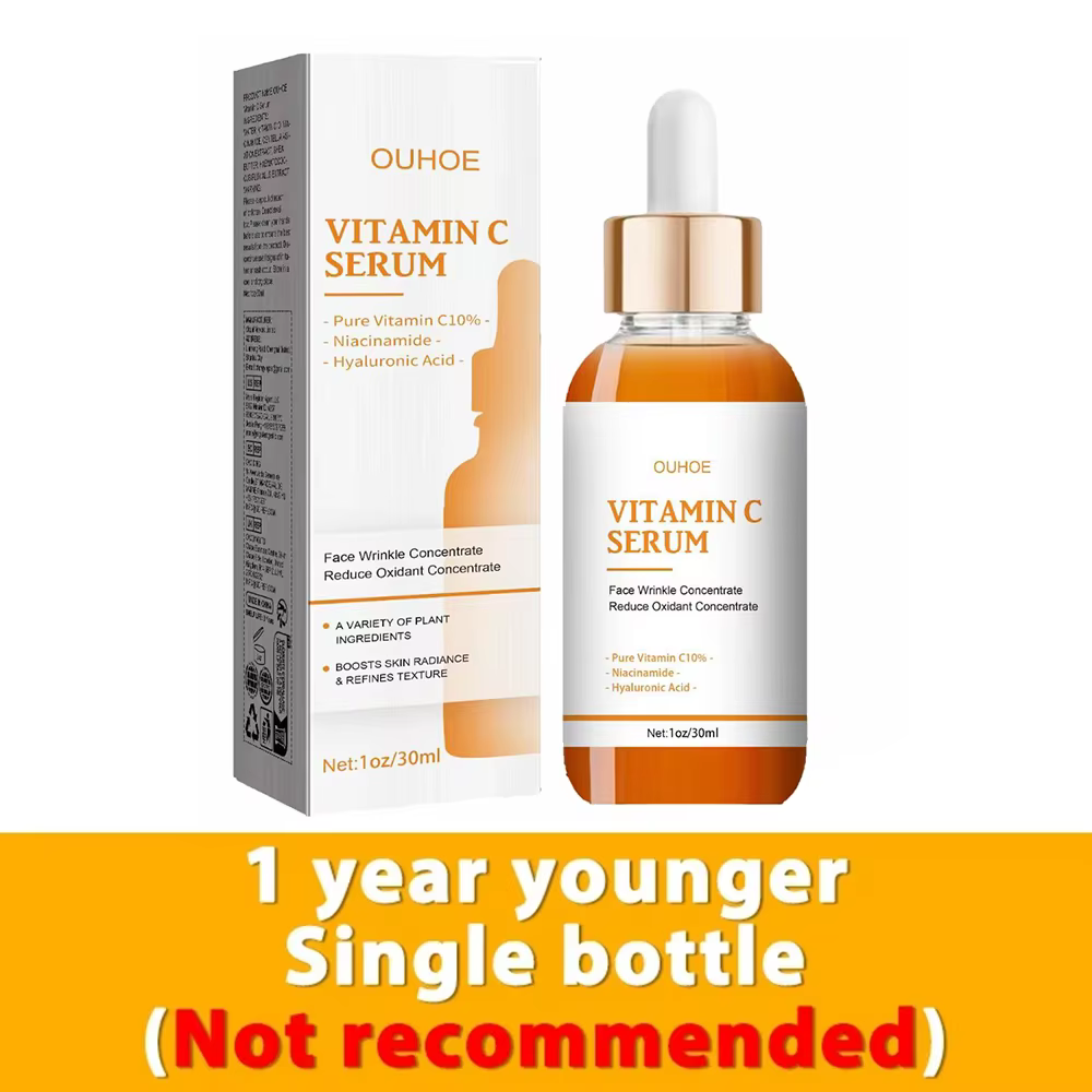 Sérum pour le visage à la vitamine C – Sérum anti-âge et anti-rides pour le lifting, le raffermissem