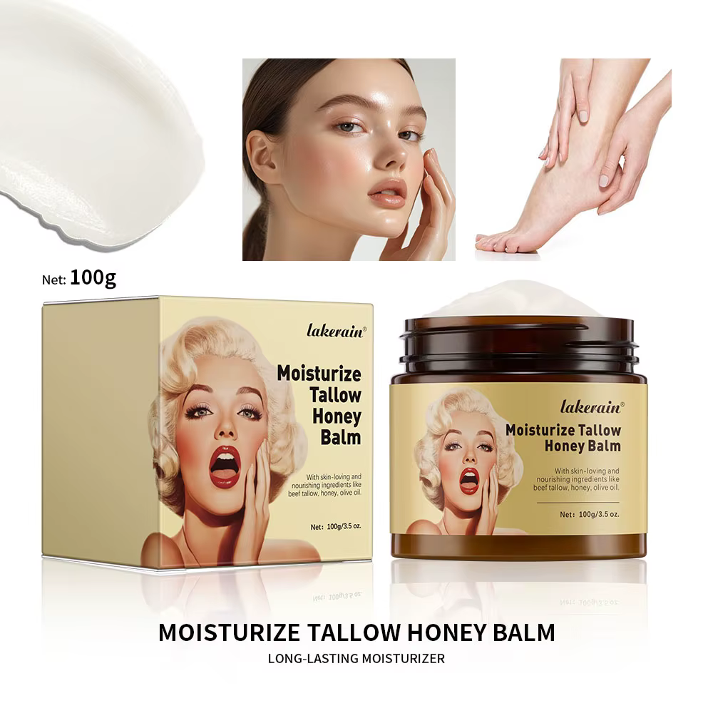 Crème pour le visage au Tallow de boeuf, hydratante durable, apaisante, raffermissante pour la peau,
