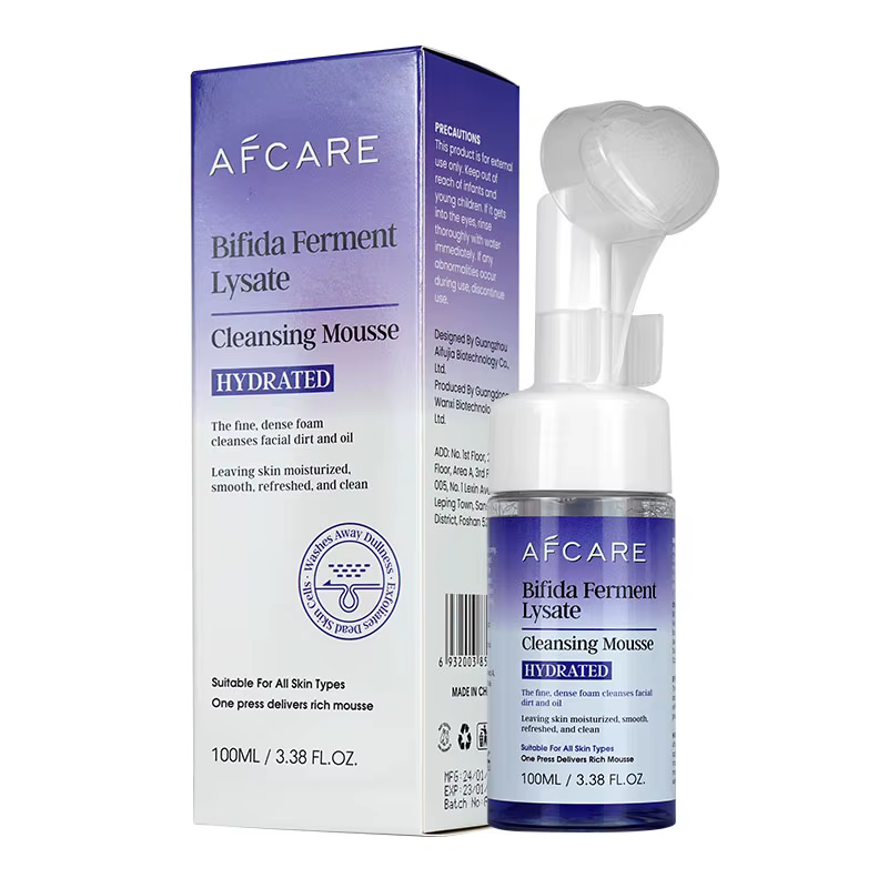 AFCARE Mousse Nettoyante Quotidienne en Profondeur au Lysat de Ferment de Bifida – Mousse Douce pour