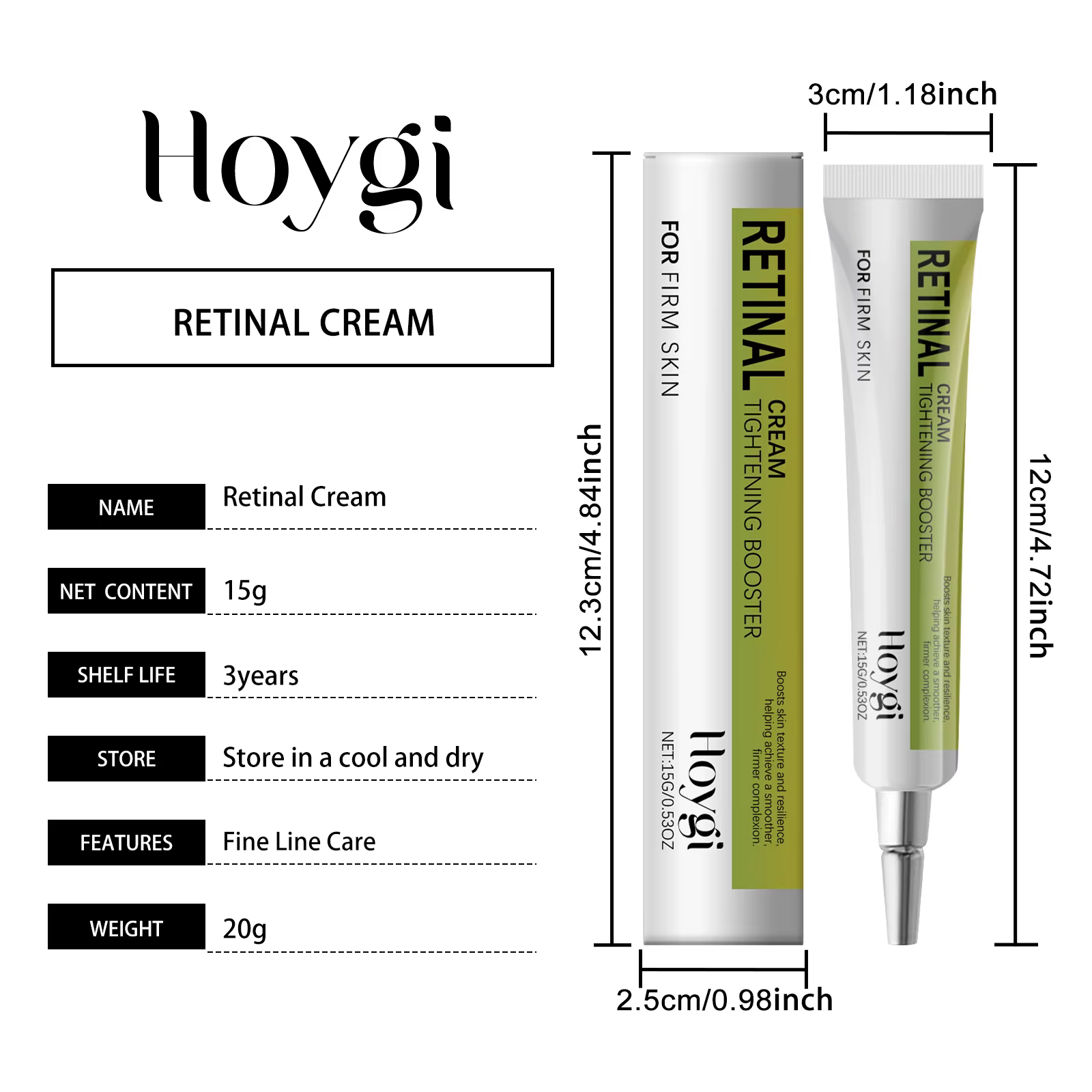 Crème Contour des Yeux Raffermissante au Rétinaldéhyde – Booster de Résilience et de Fermeté pour un