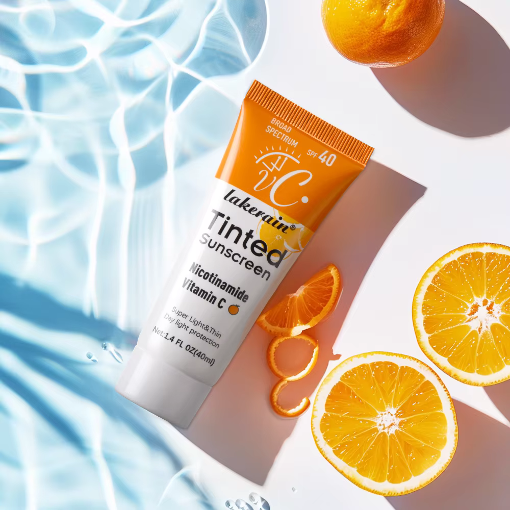 Nouvelle crème solaire teintée pour le visage Spf 50 sans huile Anti UVA/UVB corps visage crème sola