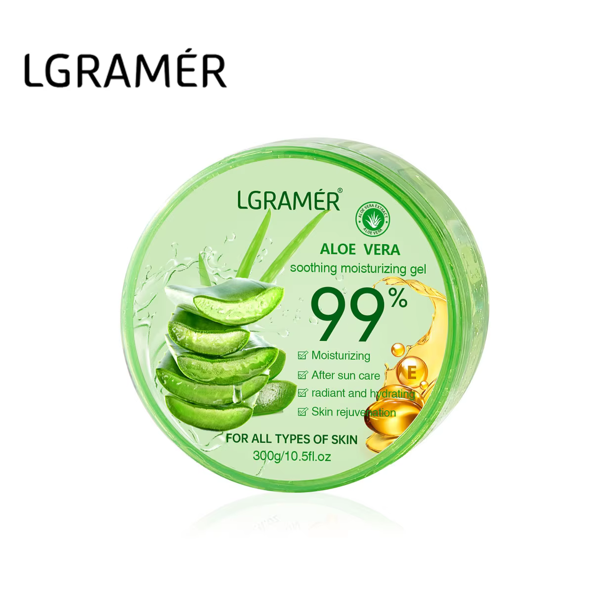 Gel hydratant à l'aloe Vera, soin rafraîchissant, Non collant, crème pour le visage, sans lavage, no