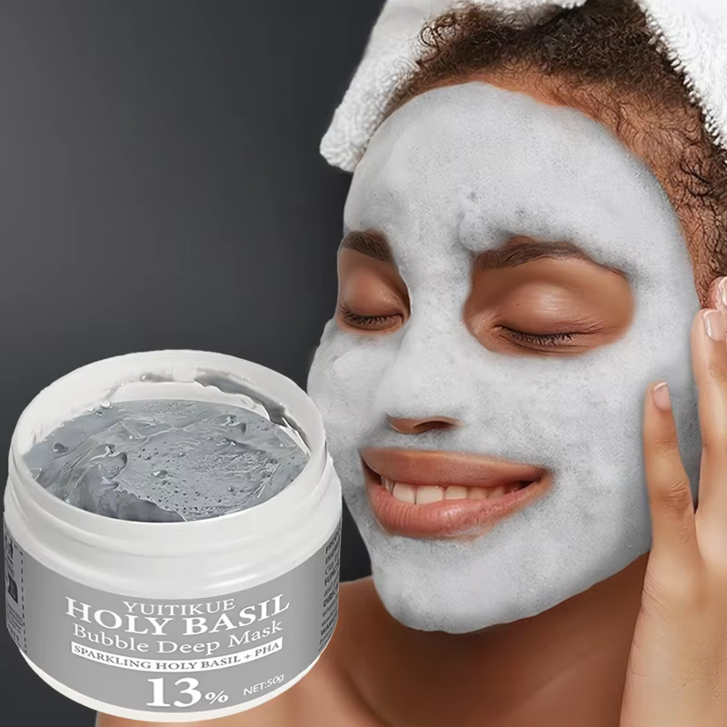Masque profond à bulles, nettoyant pour le visage gassé coréen, contrôle de l'huile, élimination des