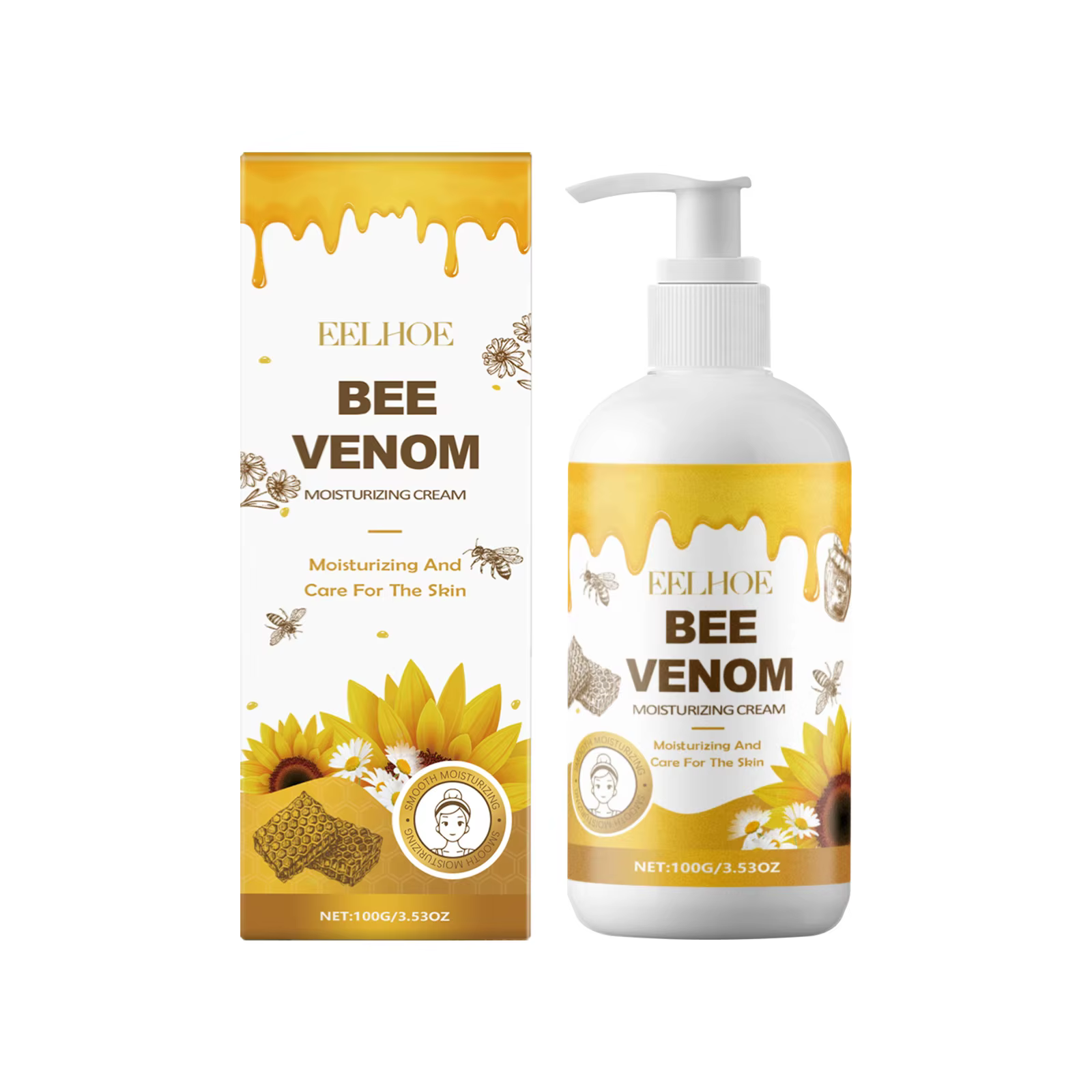  EELHOE crème pour le corps au venin d'abeille hydratation en profondeur hydratant Lifting de la pe