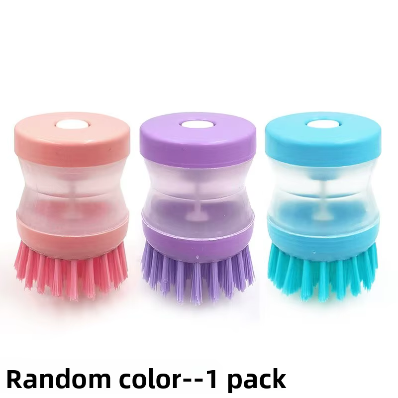 Distributeur automatique de savon avec brosse à vaisselle, brosse de nettoyage de cuisine avec poign