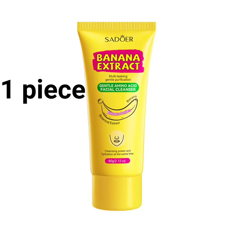 Nettoyant Visage Doux aux Acides Aminés de Banane – Nettoyage Profond, Rafraîchissant, Contrôle du S