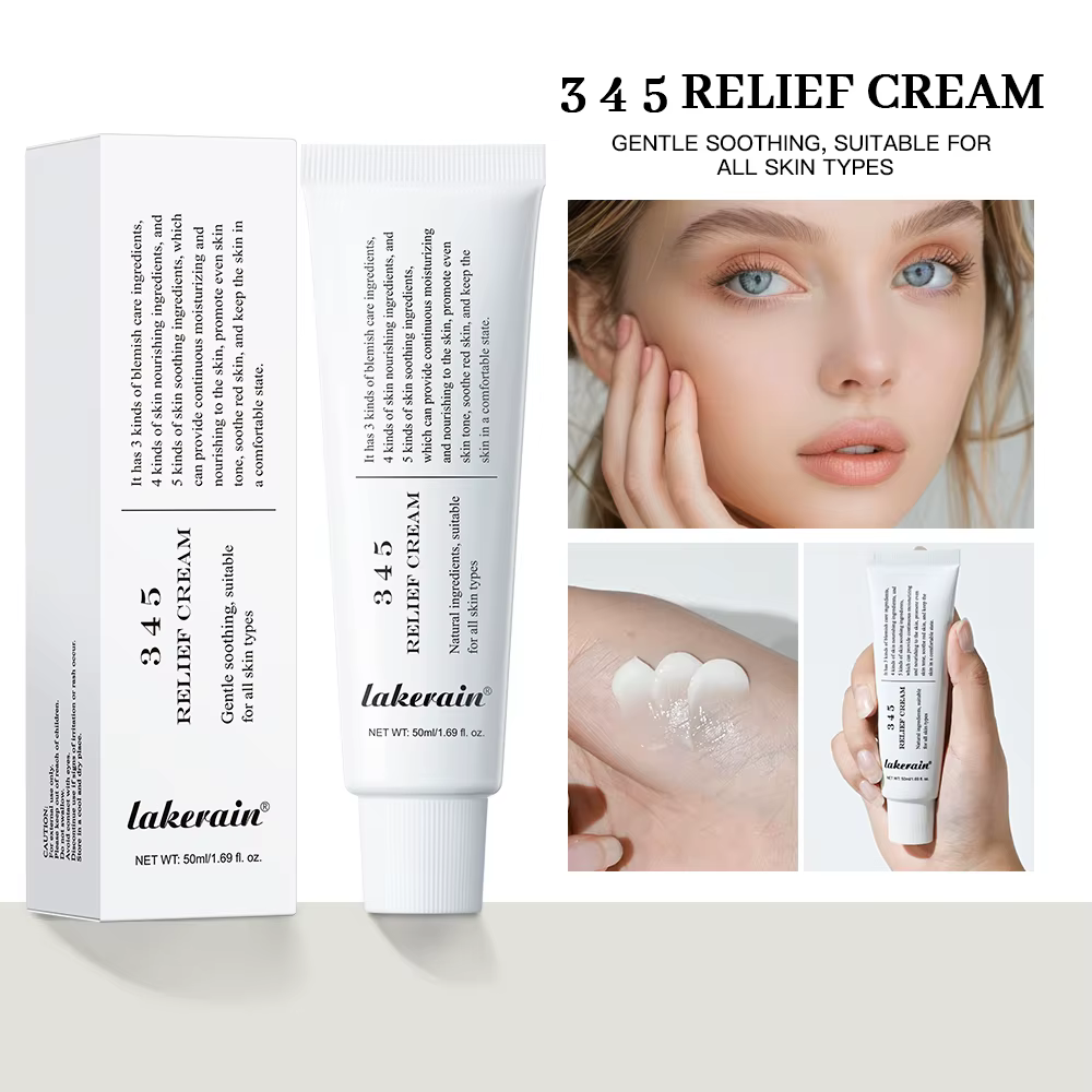 345 crème de soulagement solution complète pour les problèmes de peau Anti-ouille et antioxydant écl