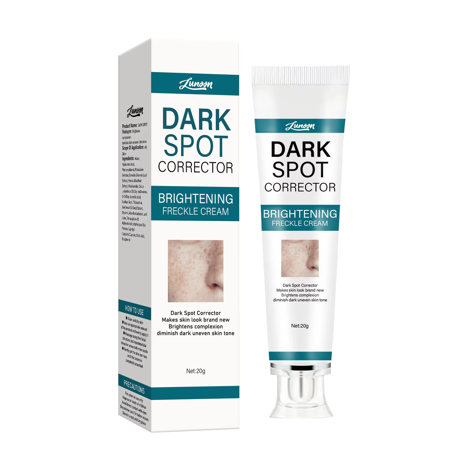 Élimine le melasma et les taches de rousseur, éclaircit les taches foncées, élimine la pigmentation,