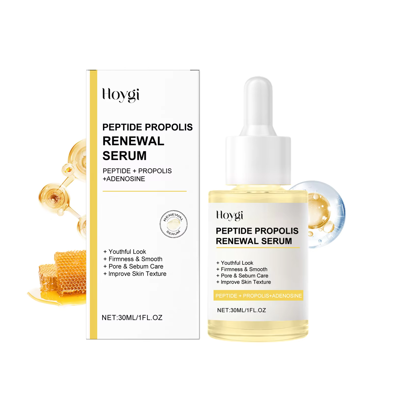 Sérum pour le visage à Propolis peptidique, réduit la sécheresse, raffermissant, Lifting, Anti-rouge