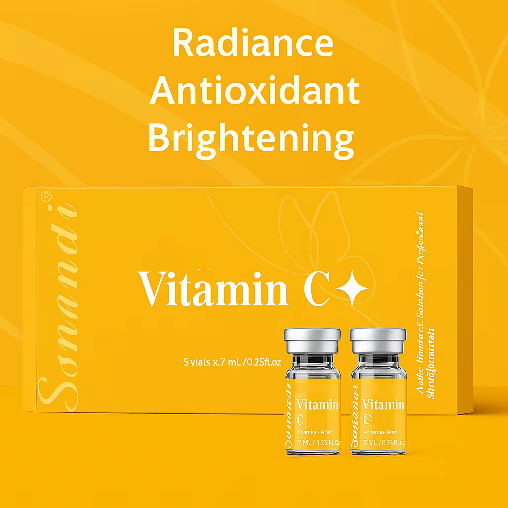 Sanendi PDRN Saumon ADN VITAMINE C Glutathion Peau Sensible Muscle Éclaircissement et anti-âge Utili