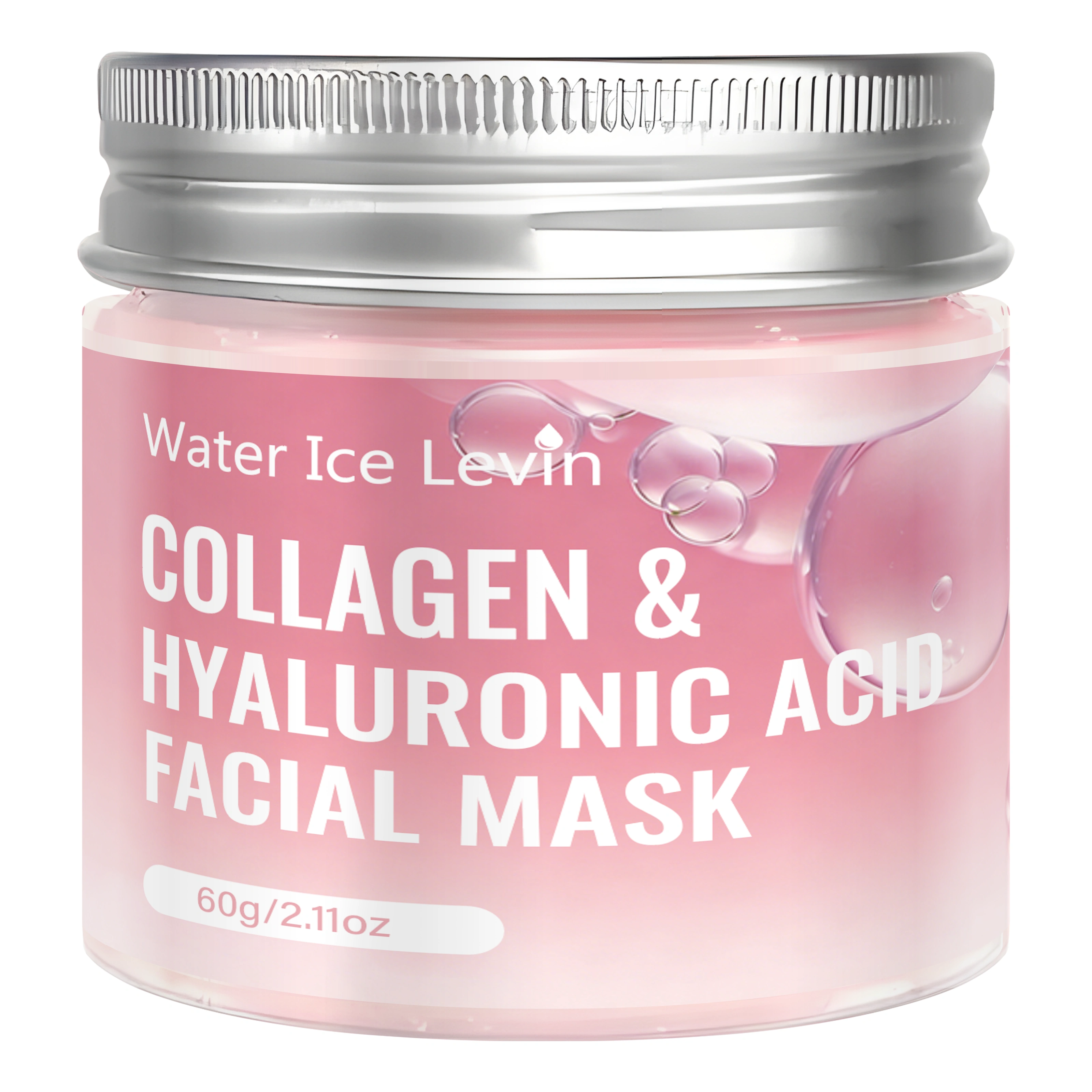 Masque Visage au Collagène et Acide Hyaluronique – Masque Raffermissant et Hydratant à la Niacinamid