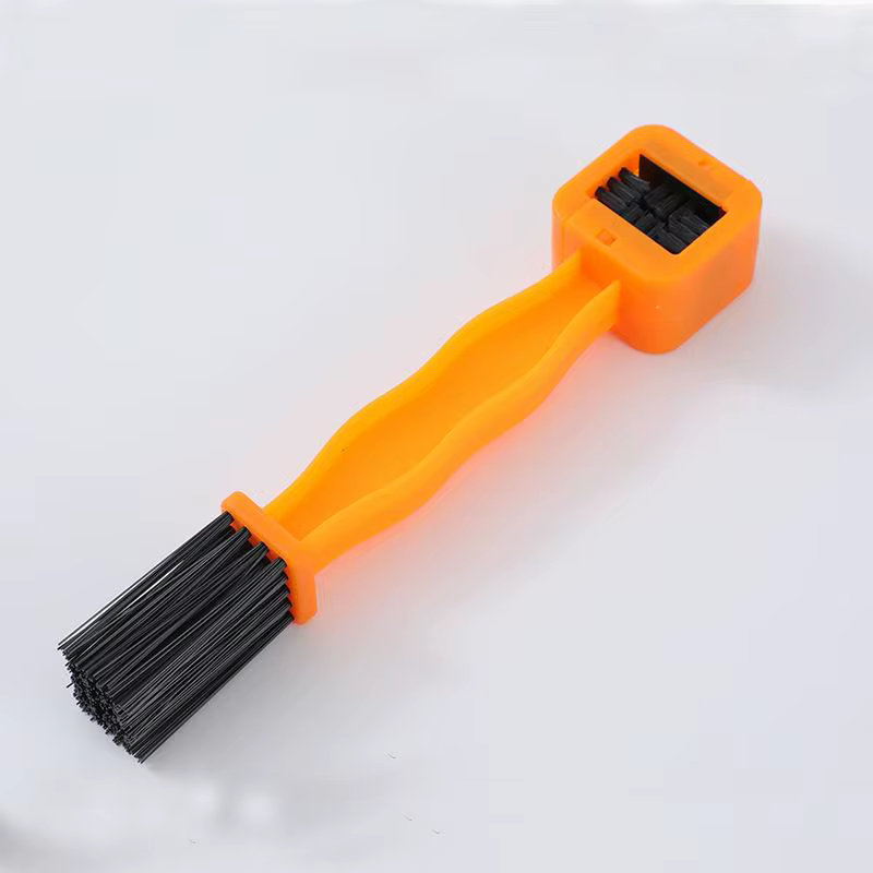 Brosse de nettoyage de chaîne de vélo, poignée ergonomique, poils rigides, éliminateur efficace de s