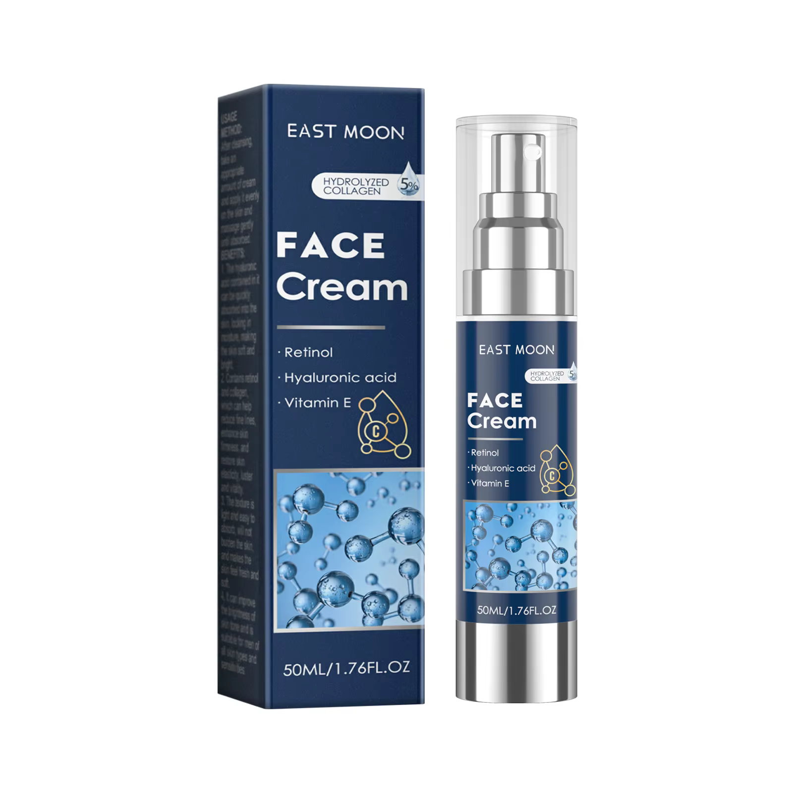 Crème pour le visage au rétinol pour hommes, raffermissante, éclaircissante, estompe les ridules, An