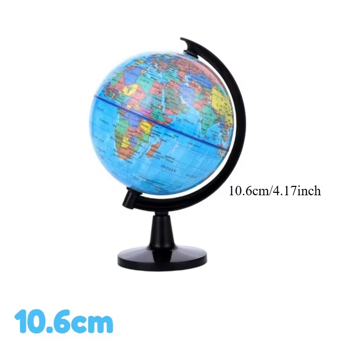 Globe éducatif pour l'enseignement, carte du monde anglaise HD avec 360, 1 pièce ° Rotation, outil