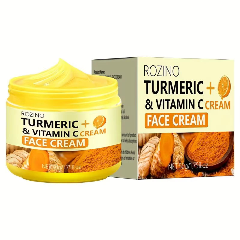 La crème pour le visage au curcuma VC hydrate en profondeur et dessaligne la peau qui fuit la peau f