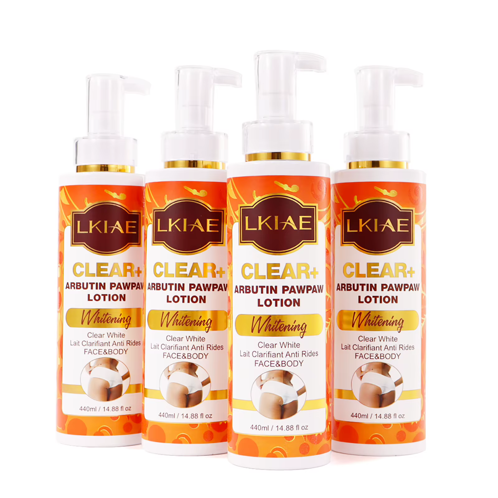 Lotion éclaircissante à l'arbutine LKIAE pour le visage et le corps, réduit les taches, nourrissante