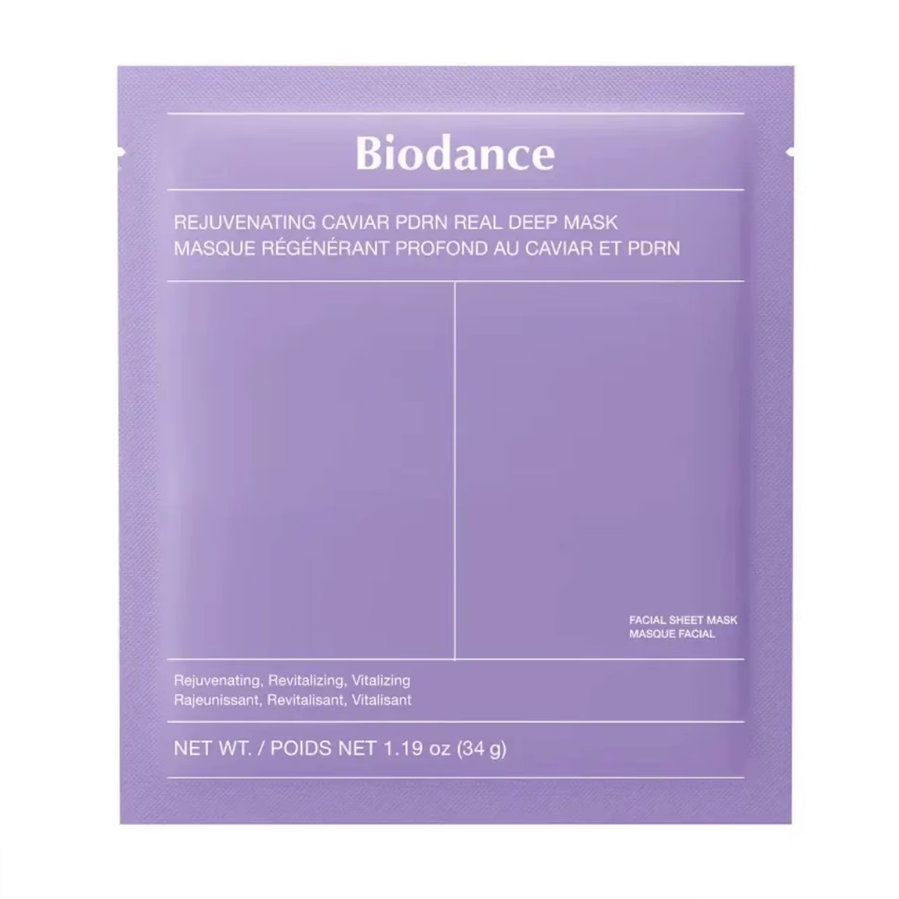 Masque facial au collagène Biodance, hydratation et soin très efficaces, améliore l'élasticité de la