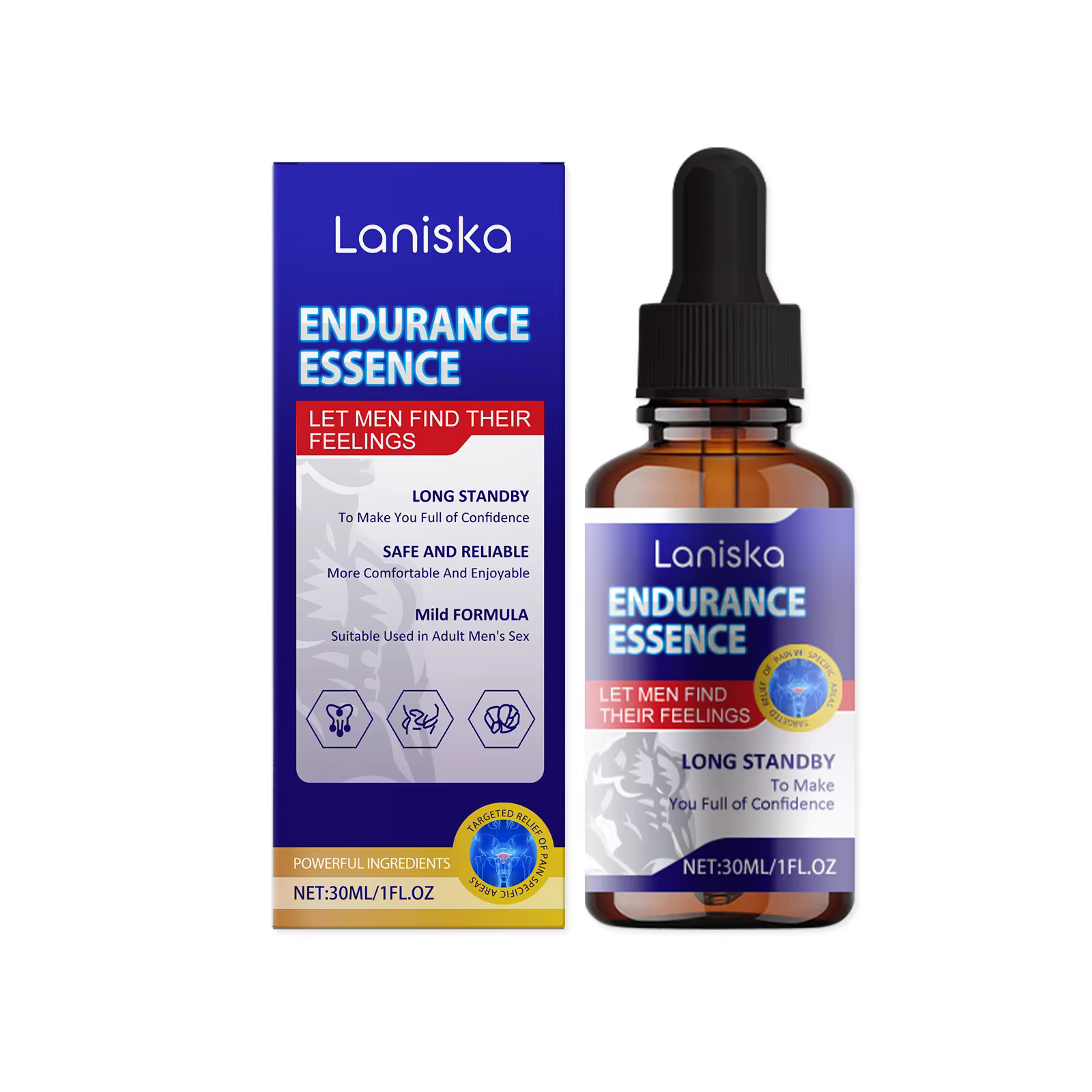 Essence de soin pour hommes, 30ml, améliore l'endurance, agrandissement du pénis, augmentation de la