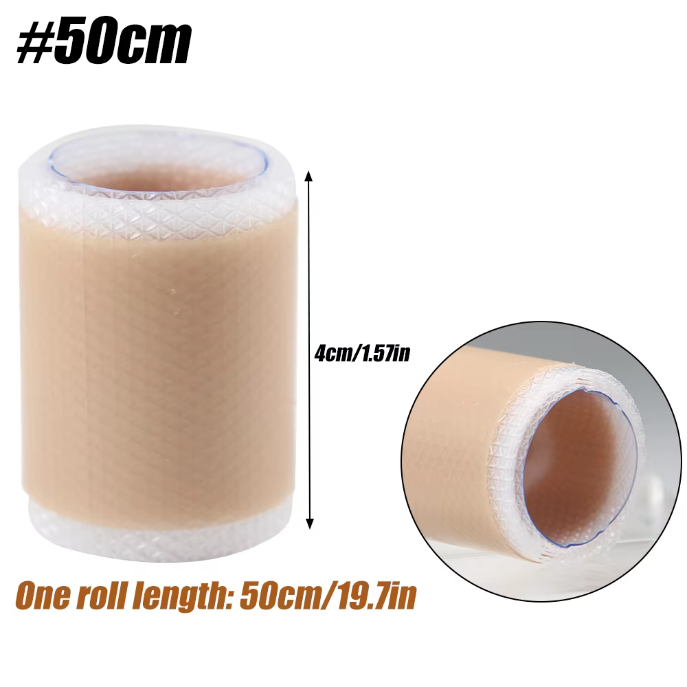 Lot de 4 rouleaux de bandes cicatrisantes en silicone – Pour chéloïdes, interventions chirurgicales,