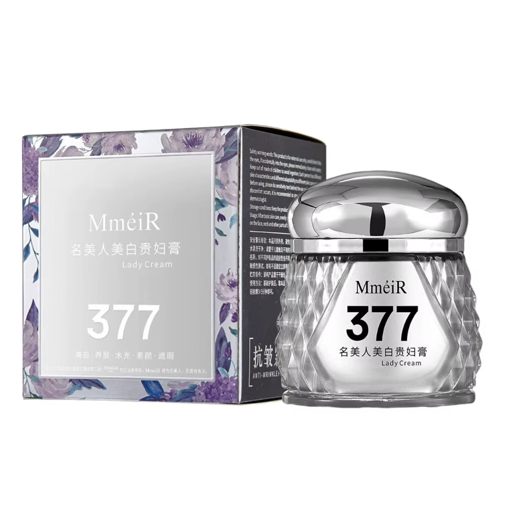 Crème pour femme MmeiR 377, blanchissante, éclaircissante, anti-rides, multi-effets, élimine les tac