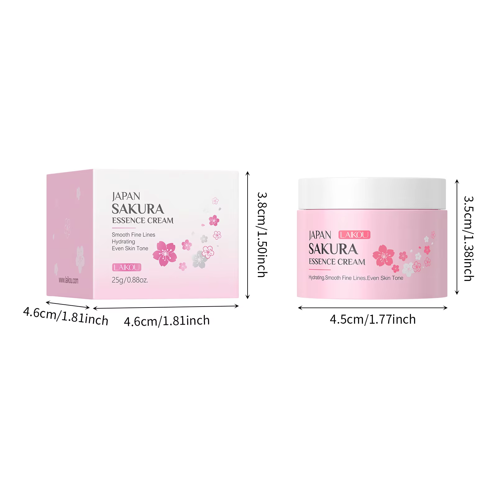LAIKOU japon Sakura crème à l'essence fleur de cerisier crème pour le visage hydratant lourd amélior