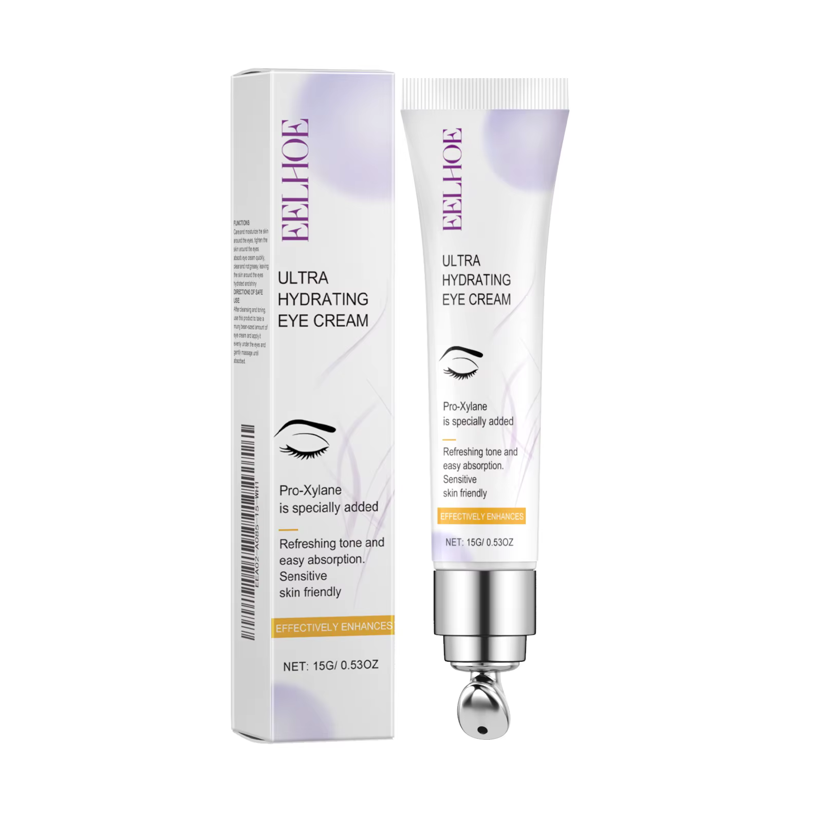 Crème pour les yeux ultra hydratante EELHOE, nourrissante en profondeur, réduit les ridules, élimine