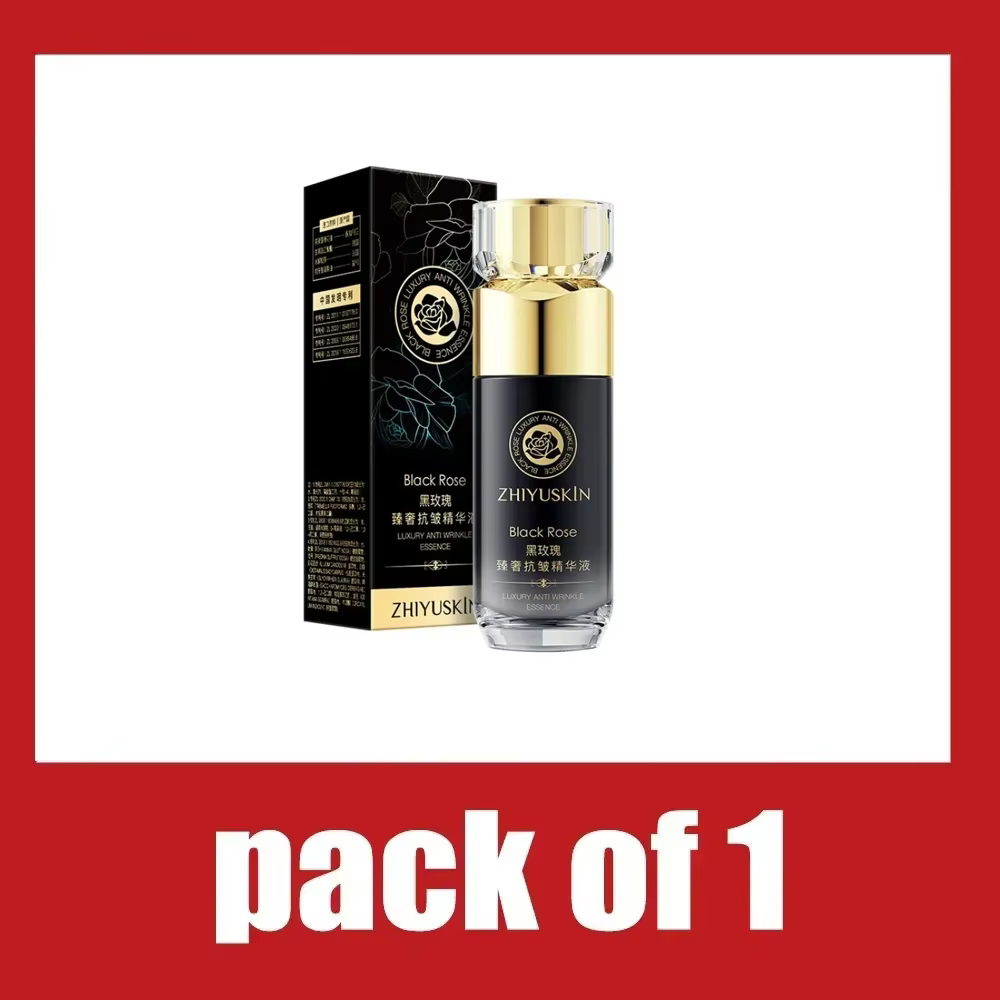 Sérum de luxe Black Rose – Essence pour le visage hydratation profonde et raffermissante
