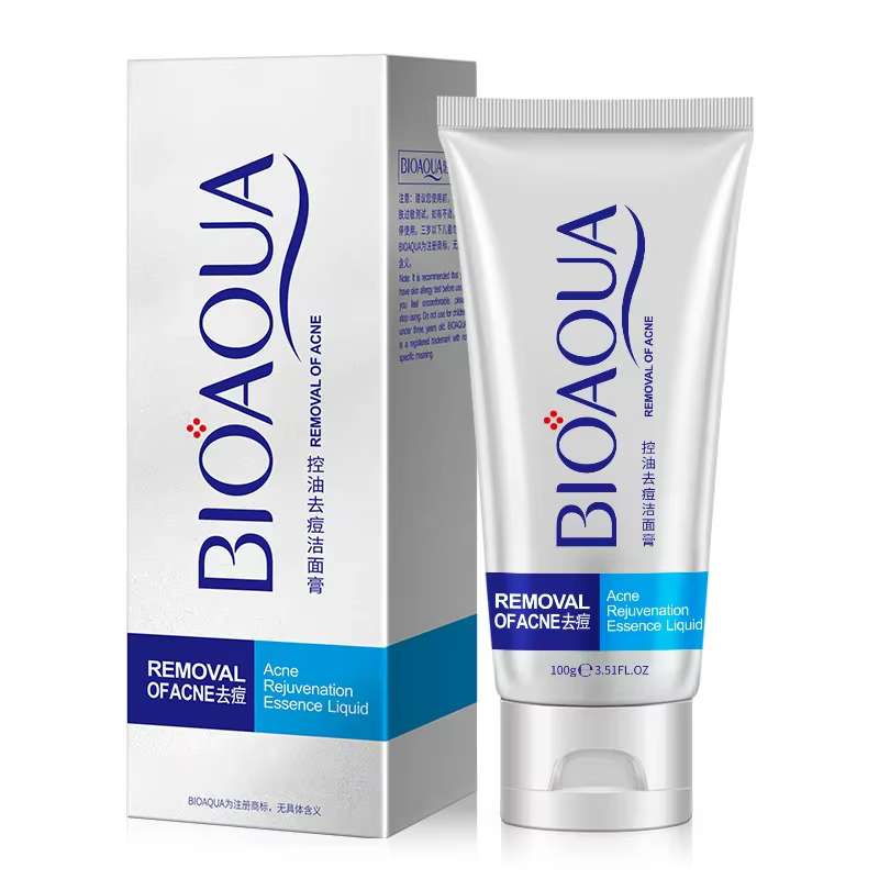 Bioaqua traitement de l'acné nettoyant pour le visage tête noire supprimer le contrôle de l'huile mo