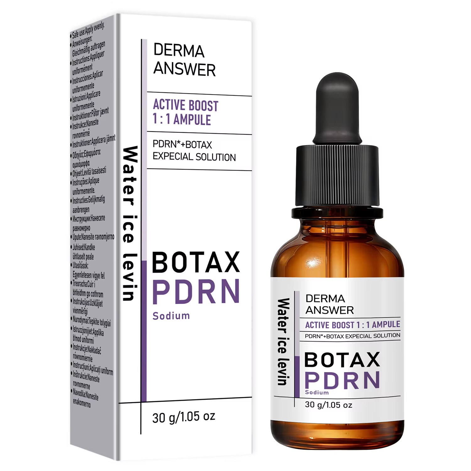 Huile Visage à l'Acide Hyaluronique, Niacinamide et Vitamine C Hydratante Illuminatrice Nourrissante